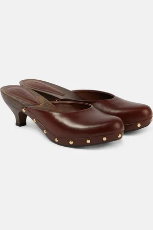 Chloé Judith studded leather clogs