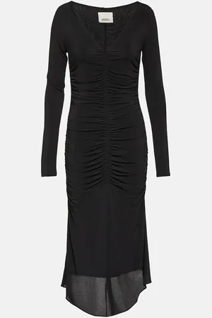 Isabel Marant Laly ruched jersey midi dress