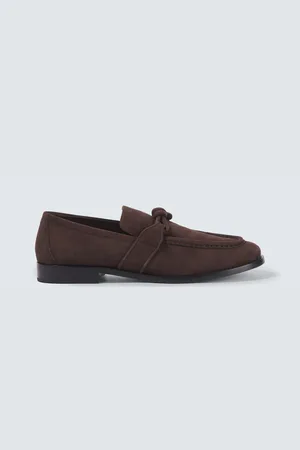 Bottega Veneta Astaire Knot suede loafers