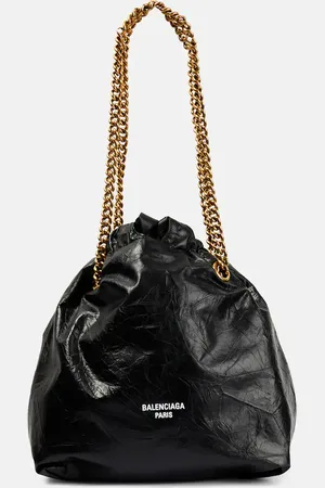 Balenciaga Crush Small leather tote bag