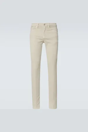 Frame High-rise slim jeans