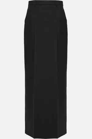 VALENTINO Wool-blend maxi skirt