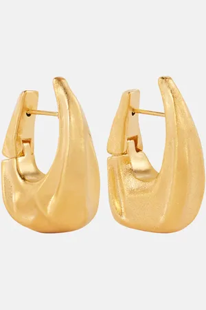 Khaite Olivia Small 18kt -plated hoop earrings