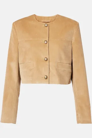 Citizens of Humanity Pia cropped cotton corduroy jacket