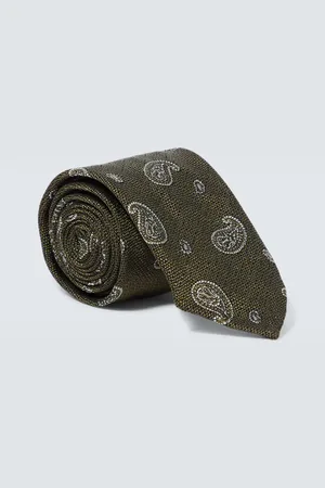 LARDINI Cotton and silk tie