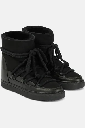 INUIKII Classic Wedge suede and leather snow boots