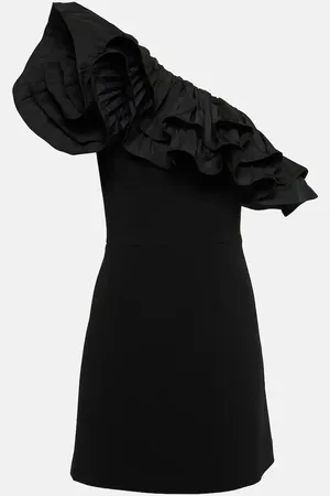 Rebecca Vallance One-shoulder ruffled minidress