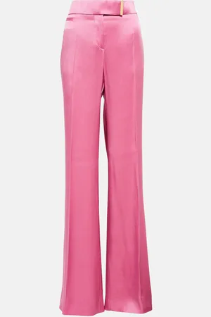 Tom Ford High-rise wide-leg satin pants
