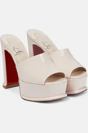 Christian Louboutin Amali Alta patent leather mules