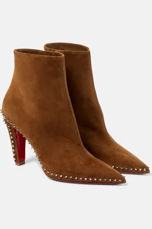 Christian Louboutin Vidura studded suede ankle boots