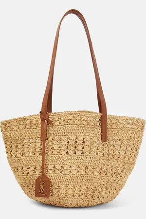 Saint Laurent Panier Small raffia basket bag