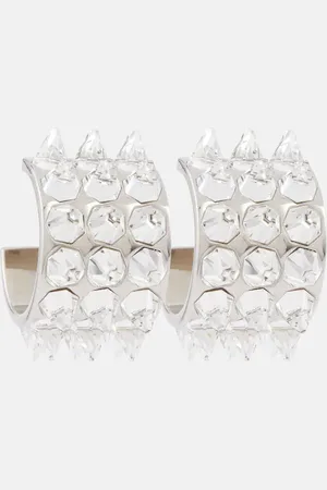 Amina Muaddi Karma crystal-embellished earrings