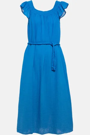 Velvet Justine cotton midi dress