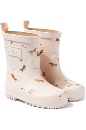 Rylee + Cru Printed rain boots