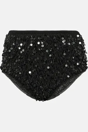 Maison Margiela Sequined silk briefs