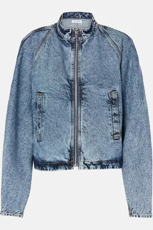 Alaïa Round Racing denim jacket