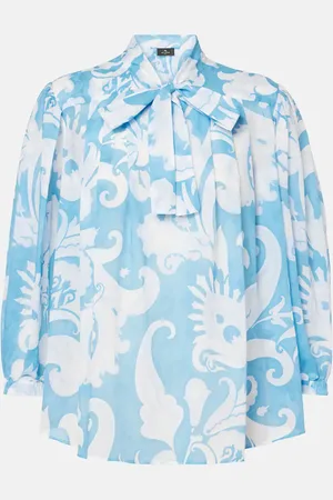 Etro Printed cotton top