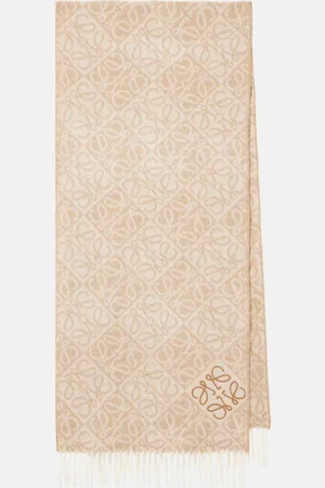 Loewe Anagram wool and cashmere scarf