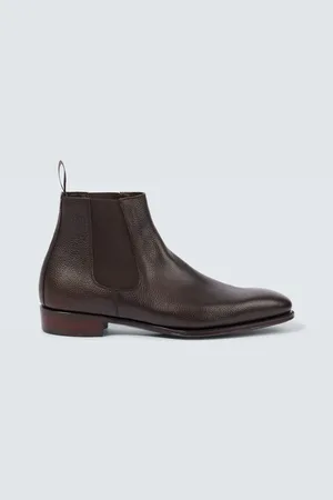 GEORGE CLEVERLEY Jason leather Chelsea boots
