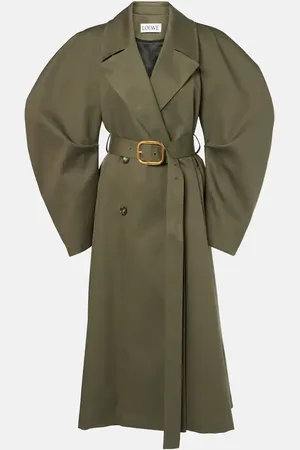 Loewe Belted cotton drill trench coat