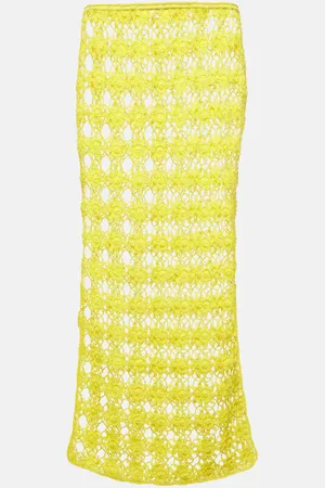 ANNA KOSTUROVA Bella crochet cotton maxi skirt