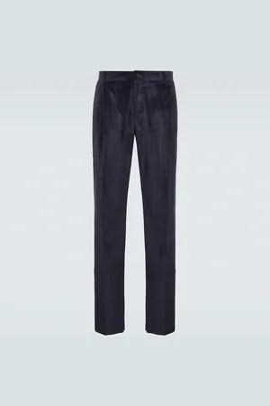 CANALI Cotton corduroy chinos