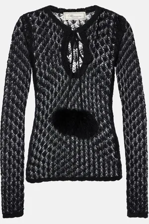 BLUMARINE Open-knit top