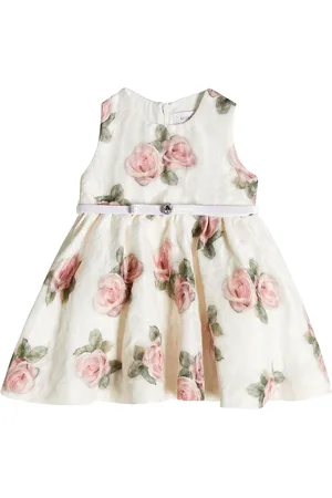 MONNALISA Baby floral brocade dress
