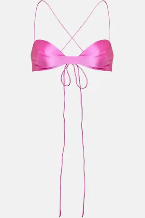 The Sei Silk charmeuse bra top