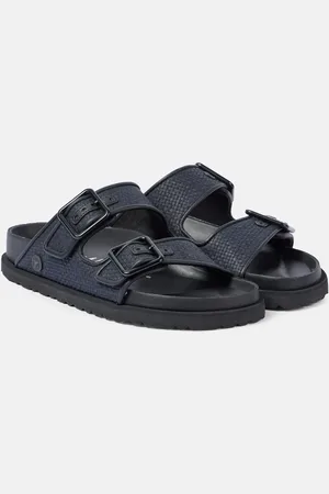 Birkenstock Arizona Luxe raffia sandals