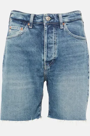 AG Jeans High-rise denim shorts