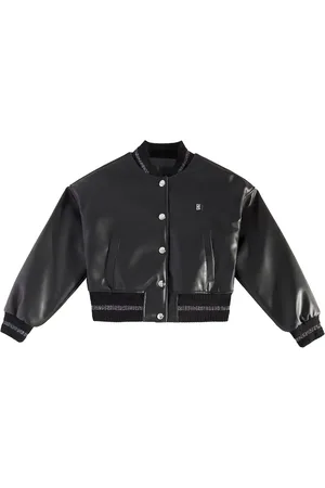 Givenchy Logo faux leather jacket