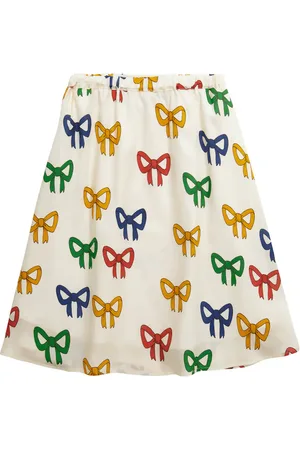 Mini Rodini Bow printed lyocell skirt