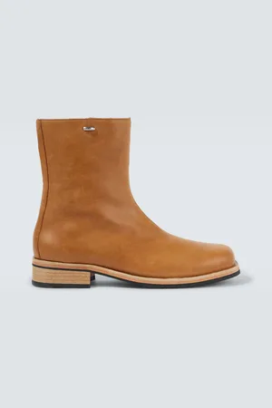 OUR LEGACY Camion leather ankle boots