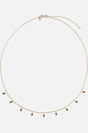Sydney Evan Evil Eye 14kt yellow necklace