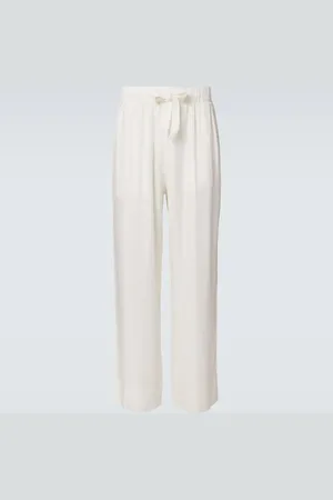 Frescobol Carioca Luan linen-blend straight pants