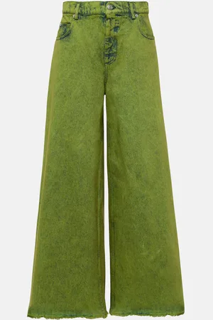 Marni High-rise wide-leg jeans