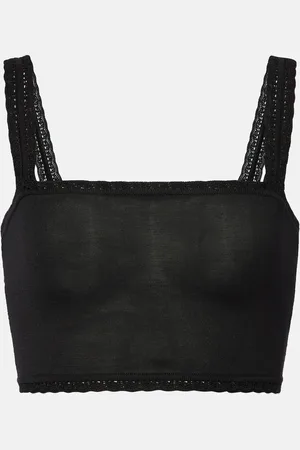 Dolce & Gabbana Knitted silk crop top