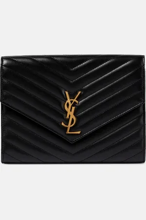 Saint Laurent Cassandre matelassÃ© leather clutch