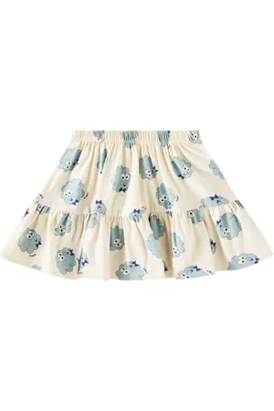 Tiny Cottons Guest printed tiered cotton skirt