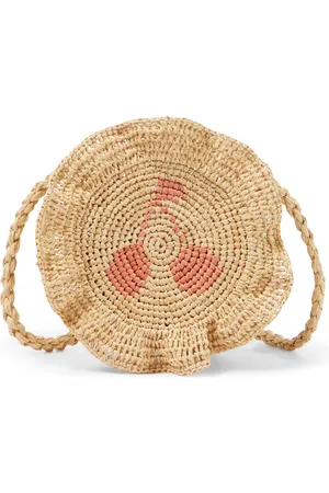 BONPOINT Fina raffia shoulder bag