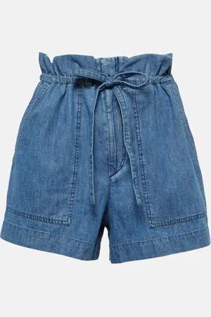 Marant Etoile Ipolyte high-rise denim shorts