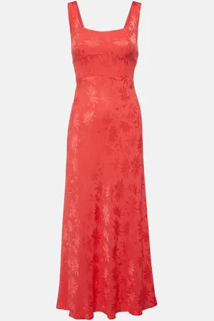 RIXO London Benedict jacquard midi dress