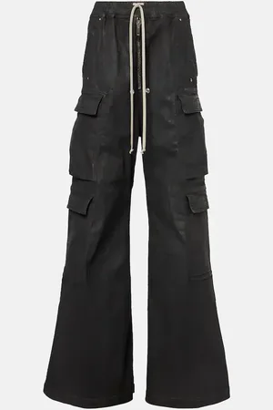 Rick Owens Cotton-blend wide-leg pants