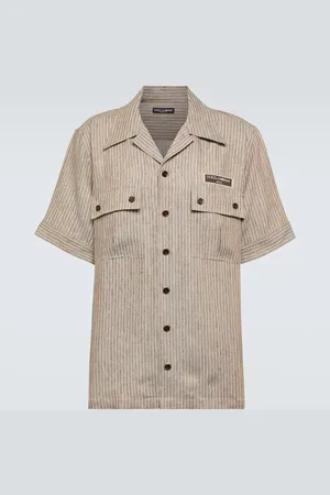 Dolce & Gabbana Striped linen shirt