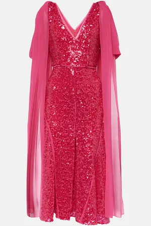 Erdem Sequined midi dress
