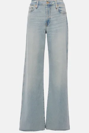 7 for all Mankind Lotta high-rise wide-leg jeans