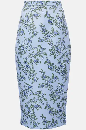 EMILIA WICKSTEAD Lorelei floral midi skirt