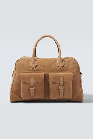 Brunello Cucinelli Suede duffel bag