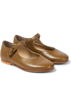 BONPOINT Babies Ella leather ballet flats